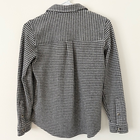 Faherty Legend Sweater Button Down Shirt in Black White Gingham Size XS - Picture 8 of 9